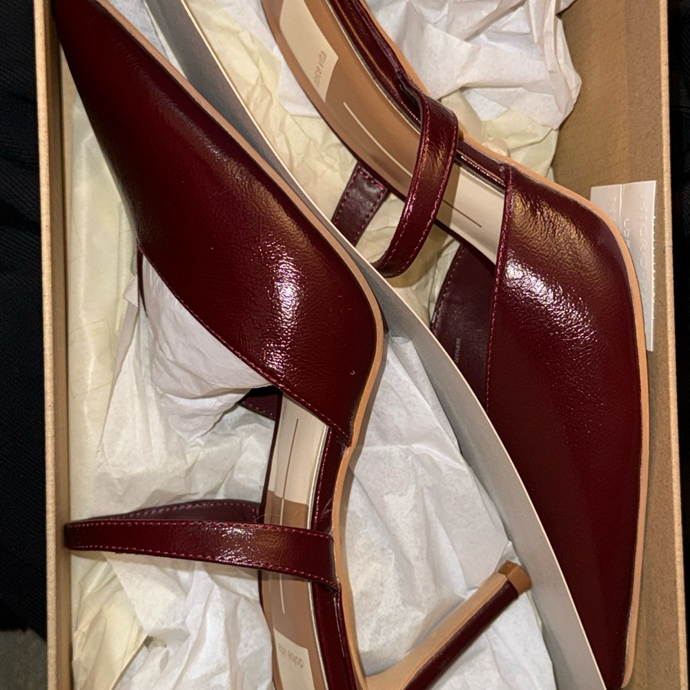 Dolce Vita Dark Brown Women's Heels - Picture 3 of 3